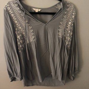 Size S Lucky Brand 3/4 sleeve shirt